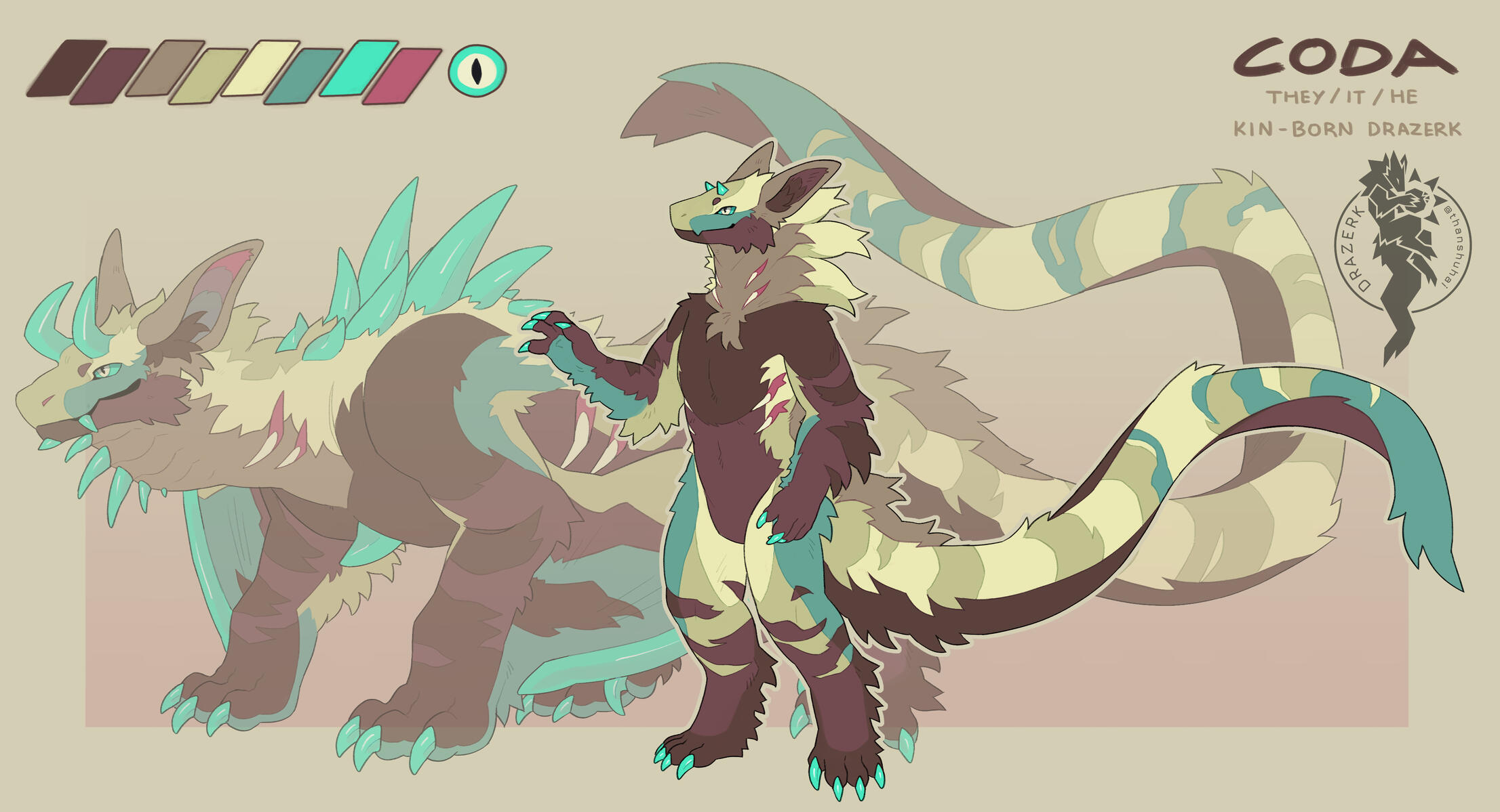 Coda, Luminary Drazerk — reference artwork by Charingo