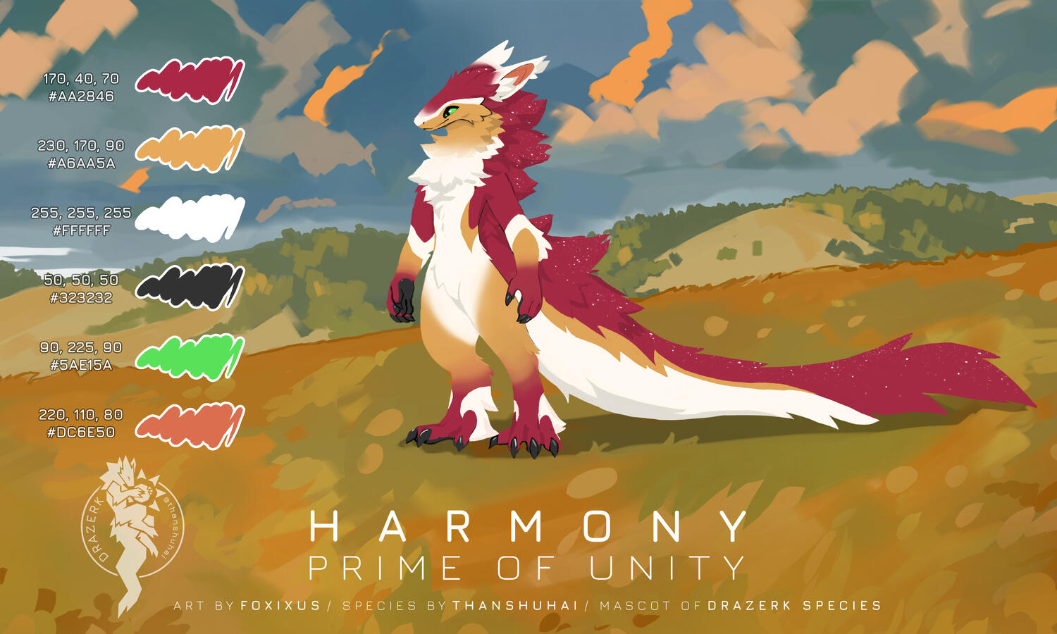 Harmony, Prime Drazerk — reference artwork by Foxixus