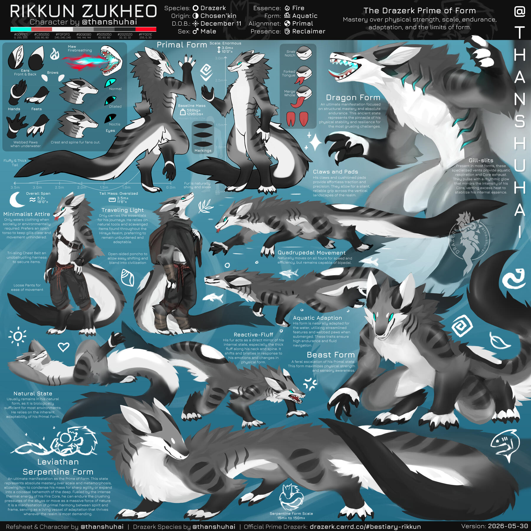 Rikkun, Prime Drazerk — reference artwork by thanshuhai